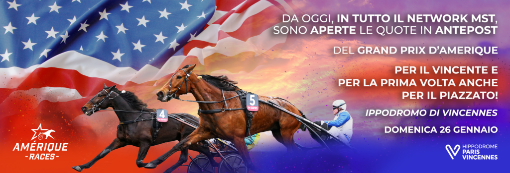 MST: ANTEPOST ANCHE SUL PIAZZATO PER IL PRIX D’AMERIQUE 2025